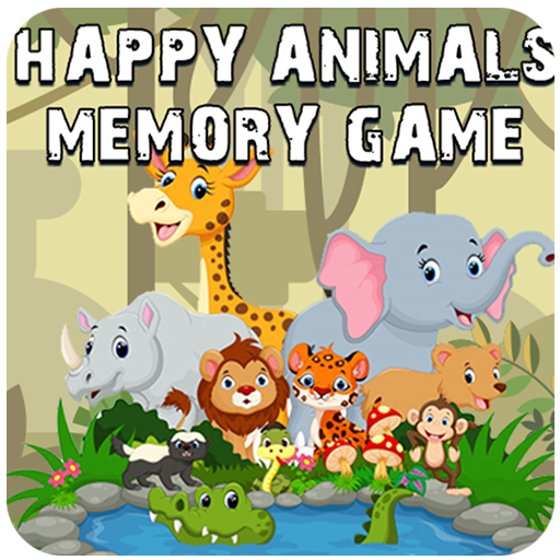  Happy Animals Memory Game